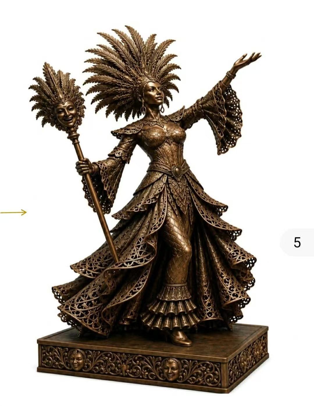 Cast Bronze Sculpture 04